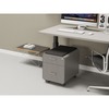 Monoprice Workstream by Rolling Round Corner 2-Drawer File Cabinet with Seat Cus 37882